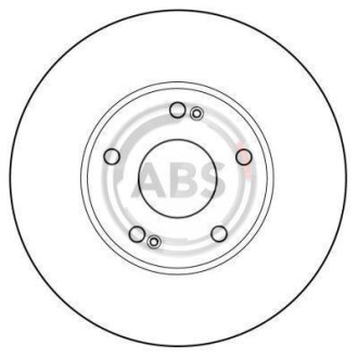 Гальмівний диск A.B.S. 16218