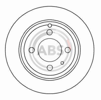 Гальмівний диск A.B.S. 16221