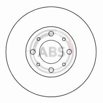 Гальмівний диск A.B.S. 16222