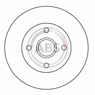 Гальмівний диск A.B.S. 16286