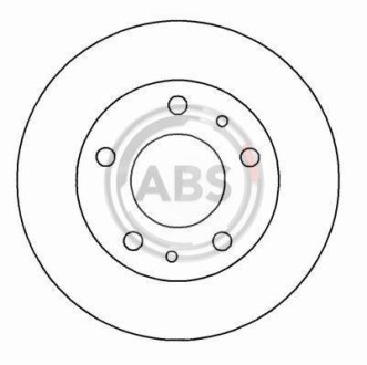 Гальмівний диск A.B.S. 16292