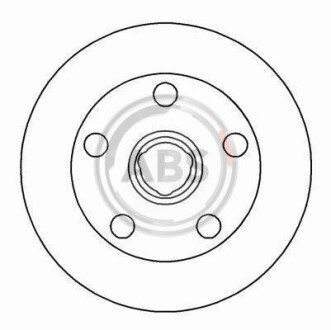 Гальмівний диск A.B.S. 16329