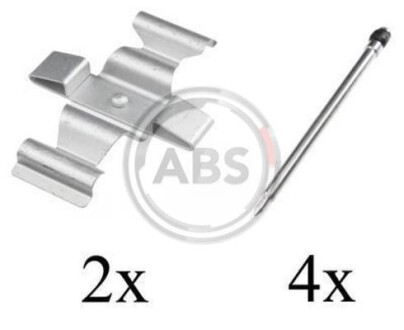 Гальмівні колодки (монтажний набір) A.B.S. 1636Q