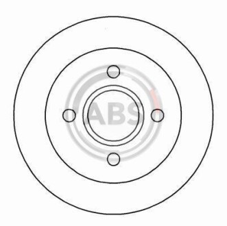 Гальмівний диск A.B.S. 16375