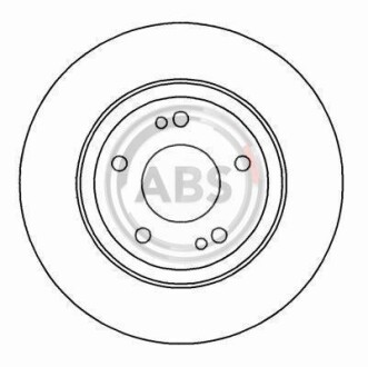 Гальмівний диск A.B.S. 16480