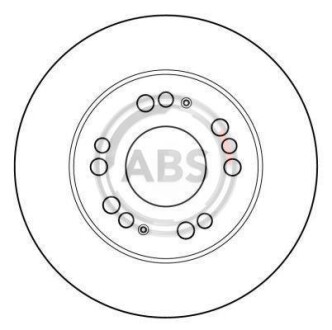 Гальмівний диск A.B.S. 16501