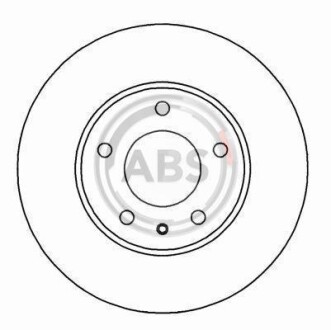 Гальмівний диск A.B.S. 16524