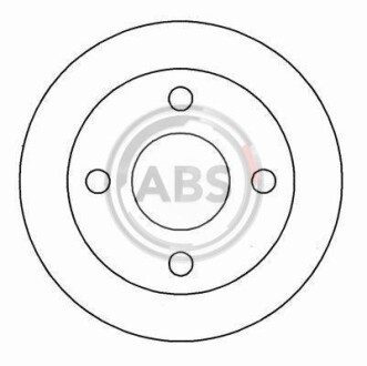 Гальмівний диск A.B.S. 16529