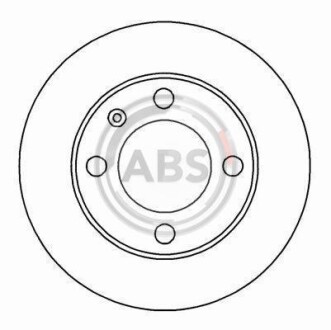 Гальмівний диск A.B.S. 16578