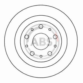 Гальмівний диск A.B.S. 16583