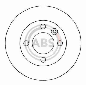 Гальмівний диск A.B.S. 16627