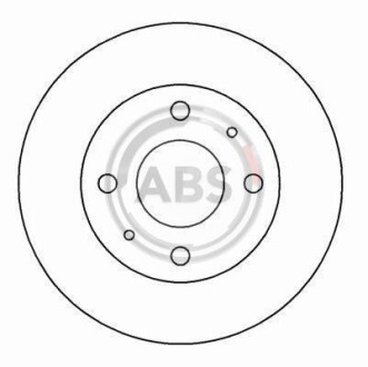 Гальмівний диск A.B.S. 16635