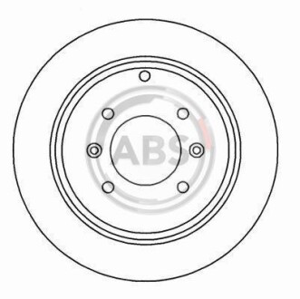 Гальмівний диск A.B.S. 16647