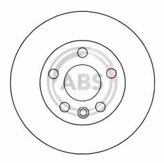 Гальмівний диск A.B.S. 16657