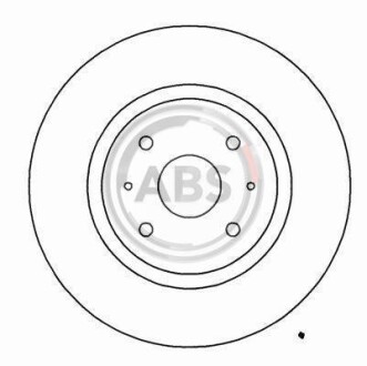 Гальмівний диск A.B.S. 16906