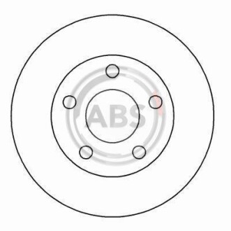 Гальмівний диск A.B.S. 16916