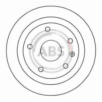 Гальмівний диск A.B.S. 16925