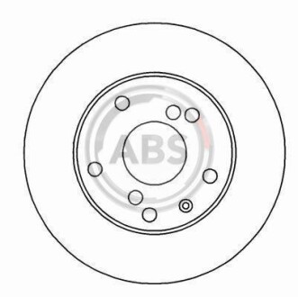 Гальмівний диск A.B.S. 16926