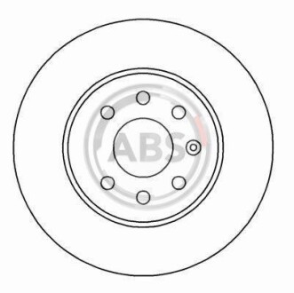 Диск гальмівний перед. Daewoo Nubira 97-/Chevrolet Epica/Evanda/Lacetti 05- A.B.S. 16927