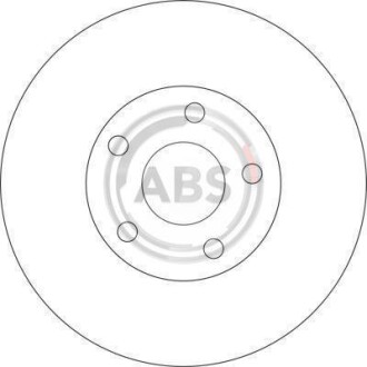 Гальмівний диск A.B.S. 17051