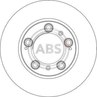 Гальмівний диск A.B.S. 17074