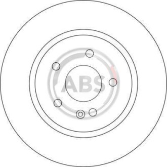 Гальмівний диск A.B.S. 17109