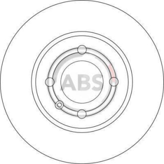 Гальмівний диск A.B.S. 17195