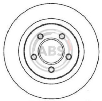 Гальмівний диск A.B.S. 17265