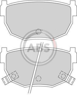 Гальмівні колодки, дискове гальмо (набір) A.B.S. 365861