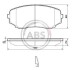 Колодка торм. диск. MAZDA CX-7 передн. (ABS) A.B.S. 37643 (фото 1)