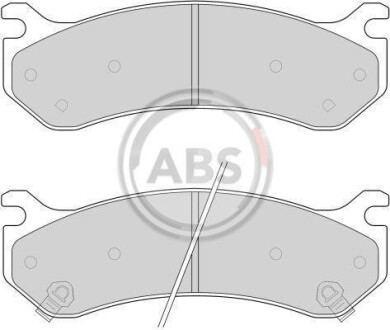 Гальмівні колодки, дискове гальмо (набір) A.B.S. 38785