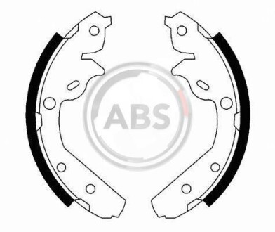 Гальмівні колодки (набір) A.B.S. 40519