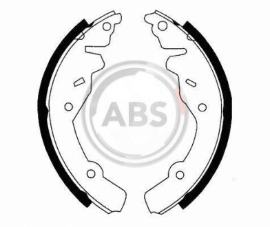 Гальмівні колодки (набір) A.B.S. 40520