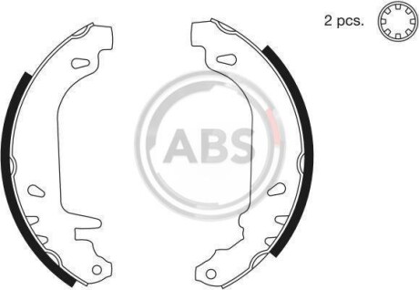 Гальмівні колодки (набір) A.B.S. 8135