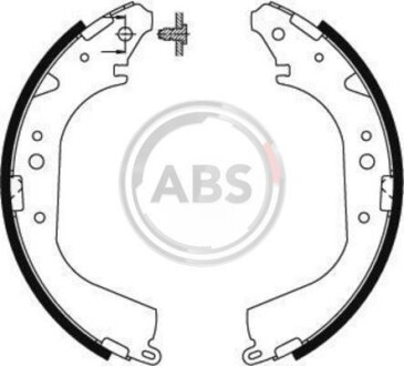 Гальмівні колодки (набір) A.B.S. 8581