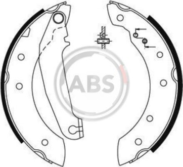 Гальмівні колодки (набір) A.B.S. 8854