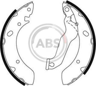 Гальмівні колодки (набір) A.B.S. 8899
