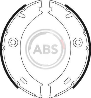 Гальмівні колодки ручного гальма A.B.S. 9022