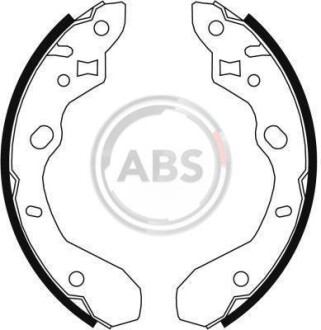 Гальмівні колодки (набір) A.B.S. 9066