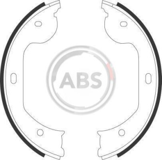 Колодка торм. барабан. BMW, RENAULT, VW задн. (ABS) A.B.S. 9109