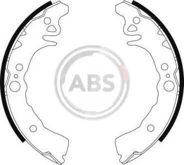 Гальмівні колодки (набір) A.B.S. 9120