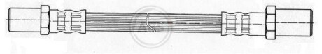 Шланг тормозной ВАЗ 2108-99 (ABS) A.B.S. SL 3262