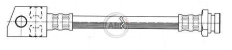 Шланг гальмівний A.B.S. SL3606