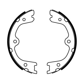 Гальмівні колодки, барабанні ABE C01064ABE