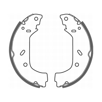 Гальмівні колодки, барабанні ABE C0P015ABE