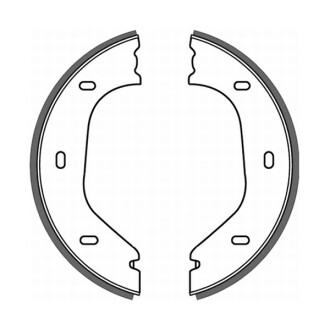 Гальмівні колодки, барабанні ABE CRB000ABE