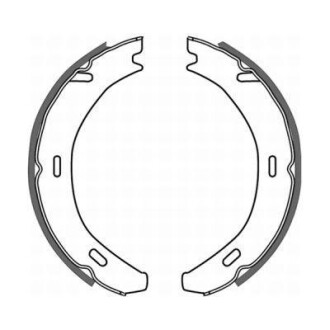 Гальмівні колодки, барабанні ABE CRM002ABE (фото 1)