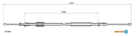 Трос ручного гальма ADRIAUTO 070230