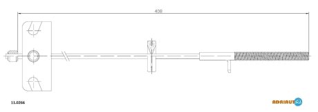 Трос ручного гальма ADRIAUTO 110266