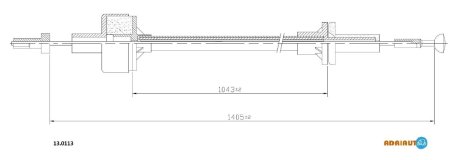Трос зчеплення ADRIAUTO 130113